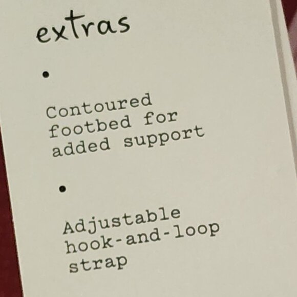 A New Day Coral Orange Contoured Footbed Adj Hook Loop Strap Platform Sandals 10 - Picture 13 of 16